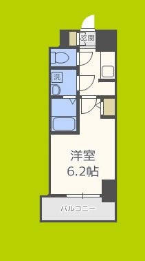 S-RESIDENCE南堀江 間取り