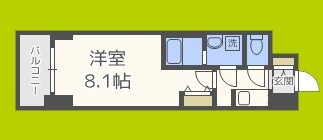 S-RESIDENCE阿波座West 間取り