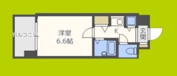 エスティライフ難波西 間取り