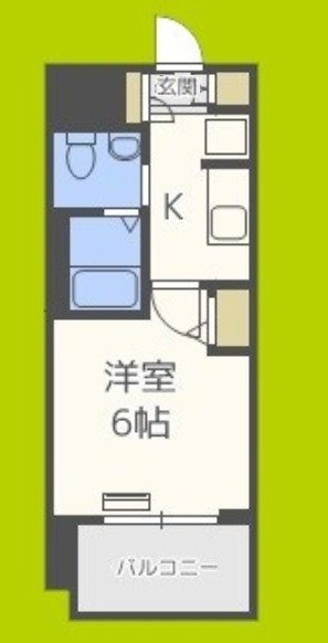 エステムプラザ難波WESTⅡプレディア 間取り