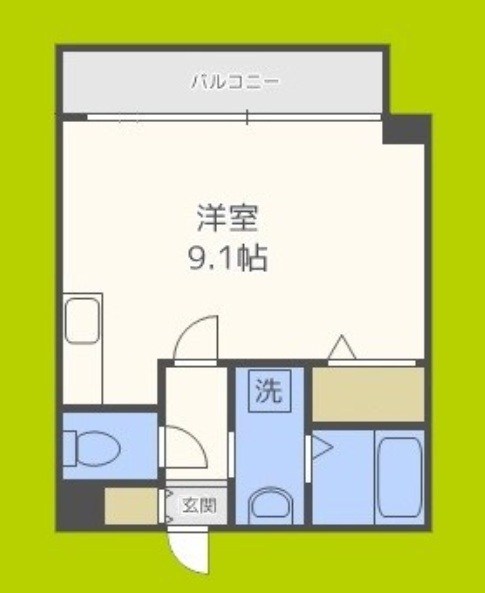 エグゼ難波南Ⅱ 間取り