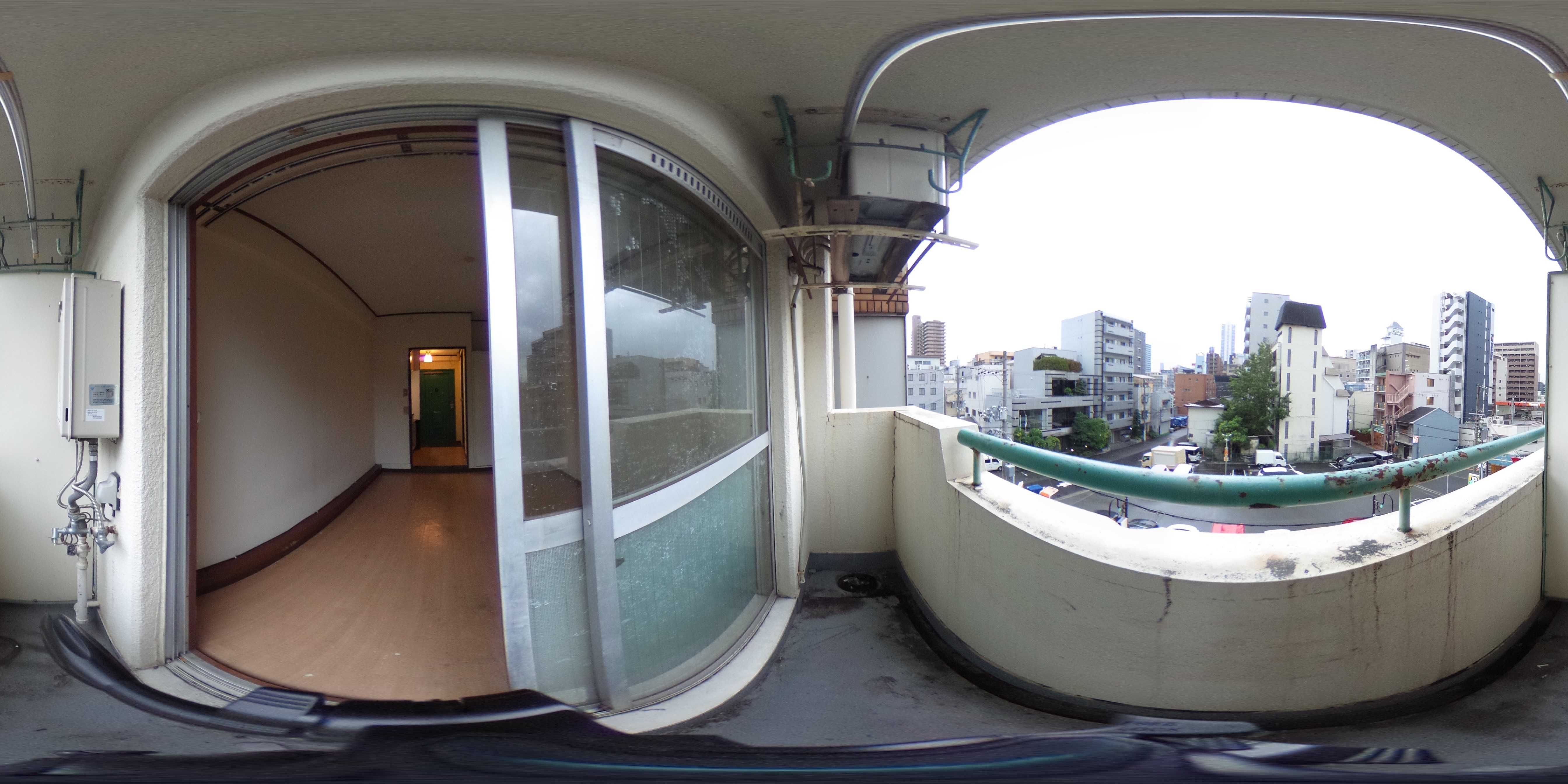 ヴェスタ天神橋 ベランダ