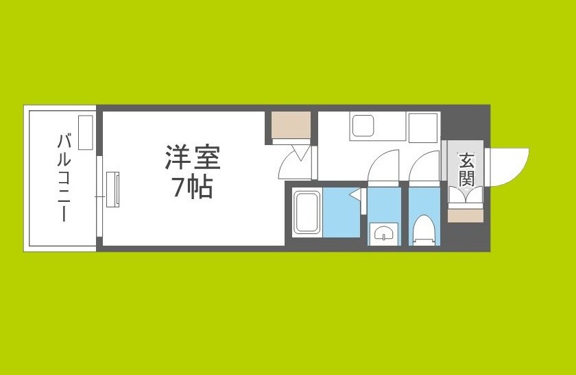 アプリーレ阿波座南 間取り