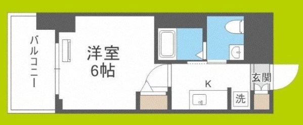 エステムプラザ難波WESTⅡプレディア 間取り
