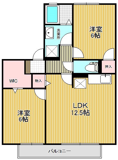 パークタウン新和B棟 間取り