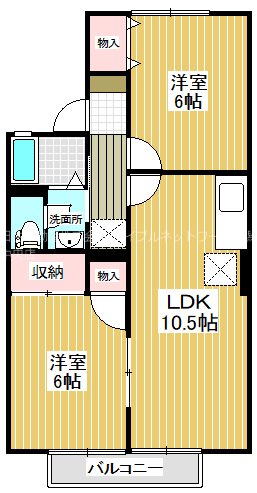 パークタウン新和　D棟 間取り