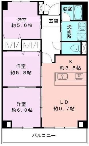 パークヒルズ女池上山 間取り