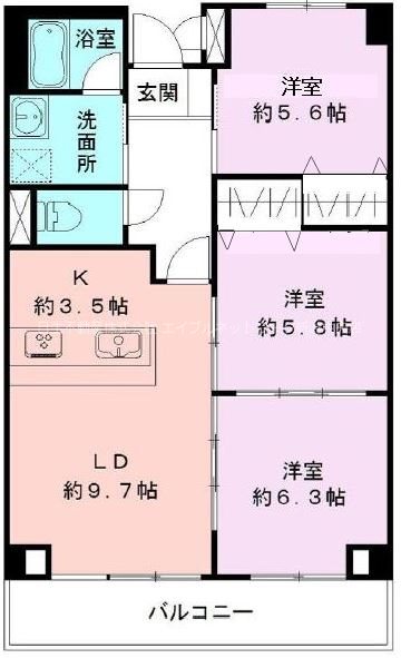 パークヒルズ女池上山 間取り
