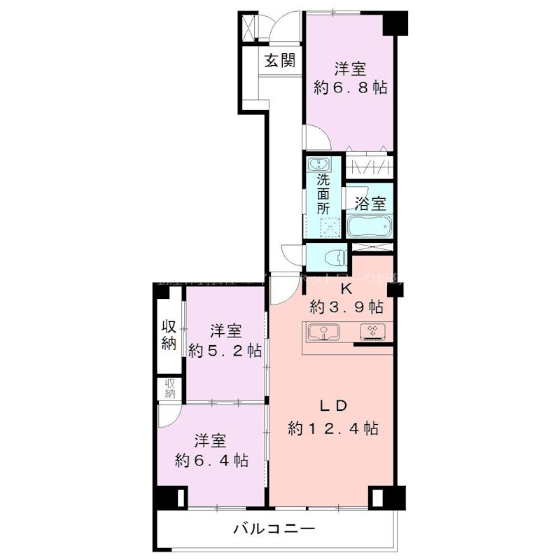 パークヒルズ女池上山 間取り