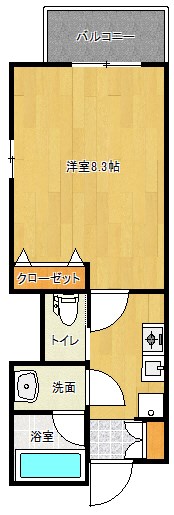 ヒルズ川端 間取り