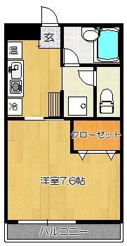 ウイロー東出来島 間取り