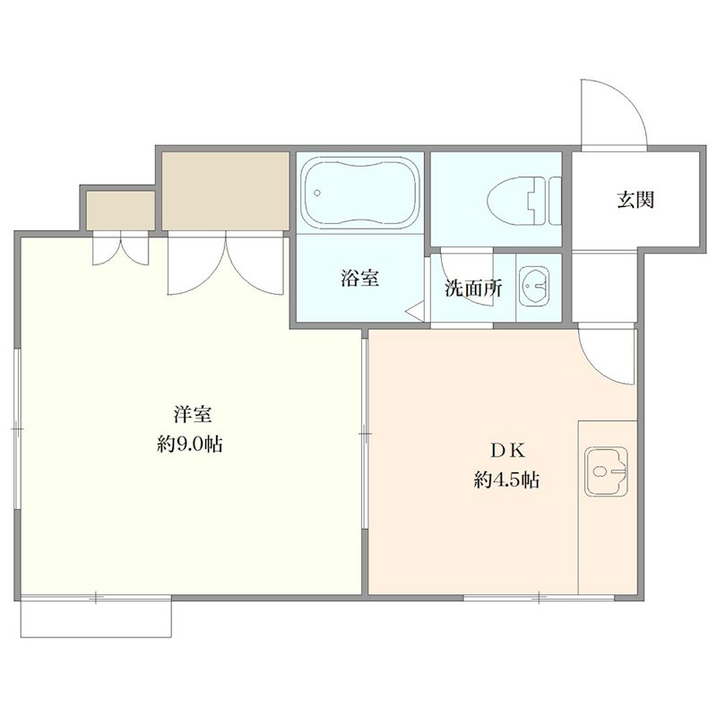 グリーンヒルズ女池 間取り