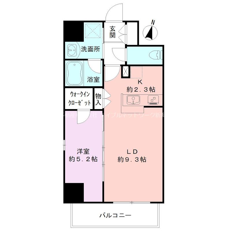 S-FORT新潟駅前 間取り