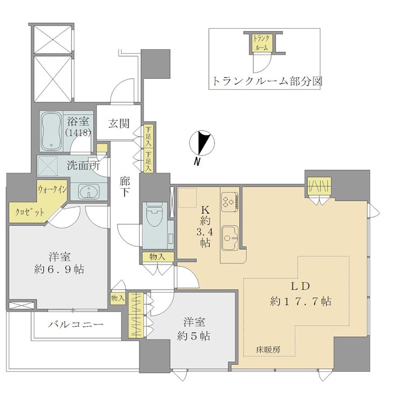 シティタワー新潟 間取り