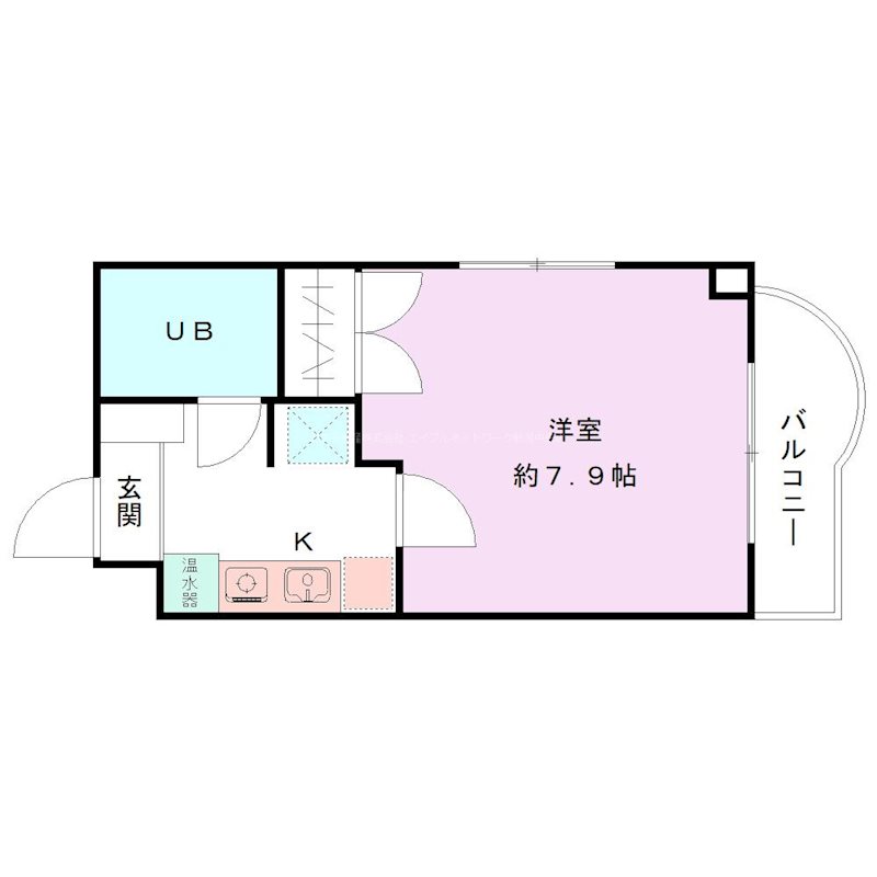シャトー上大川前 間取り