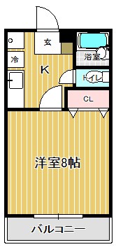 カルティエラタンB棟 間取り