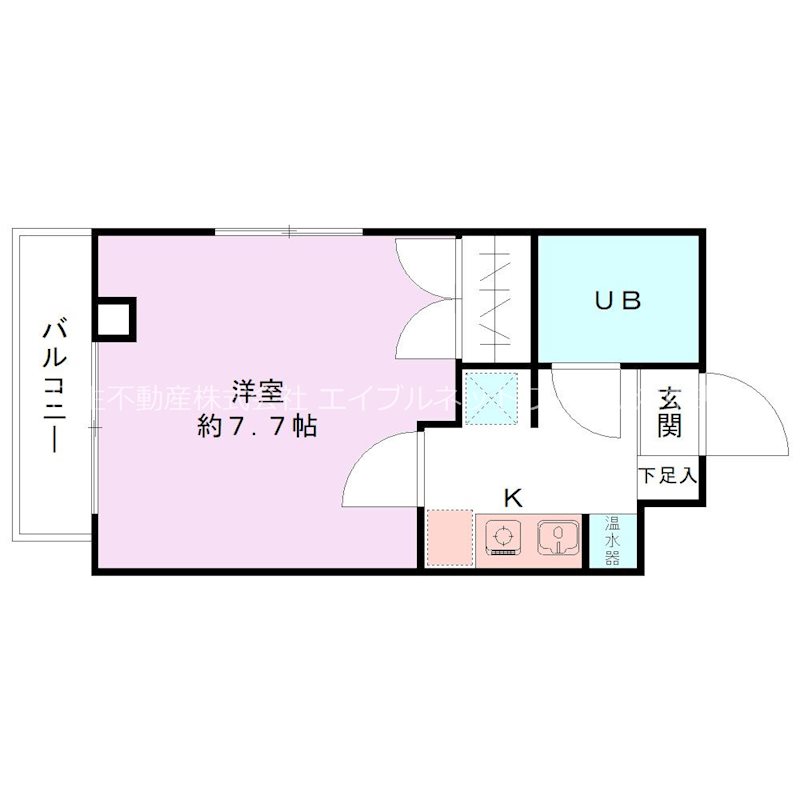 シャトー上大川前 間取り