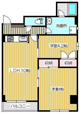 サンアイヒルズ東大通 間取り
