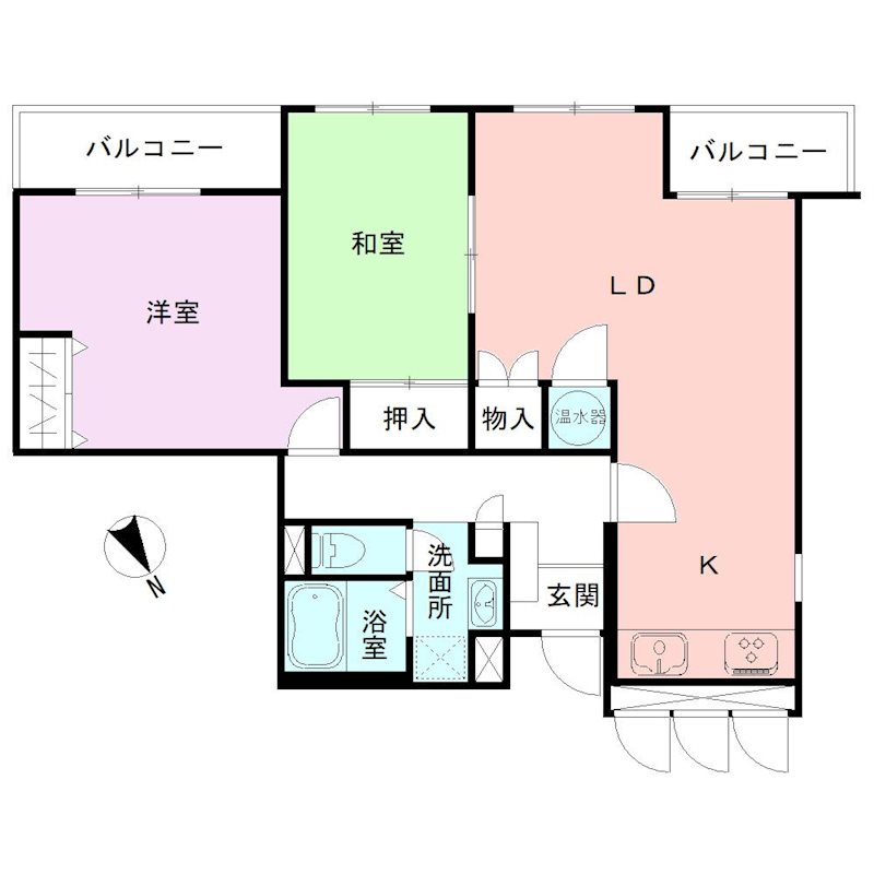 西大畑レジデンス 間取り