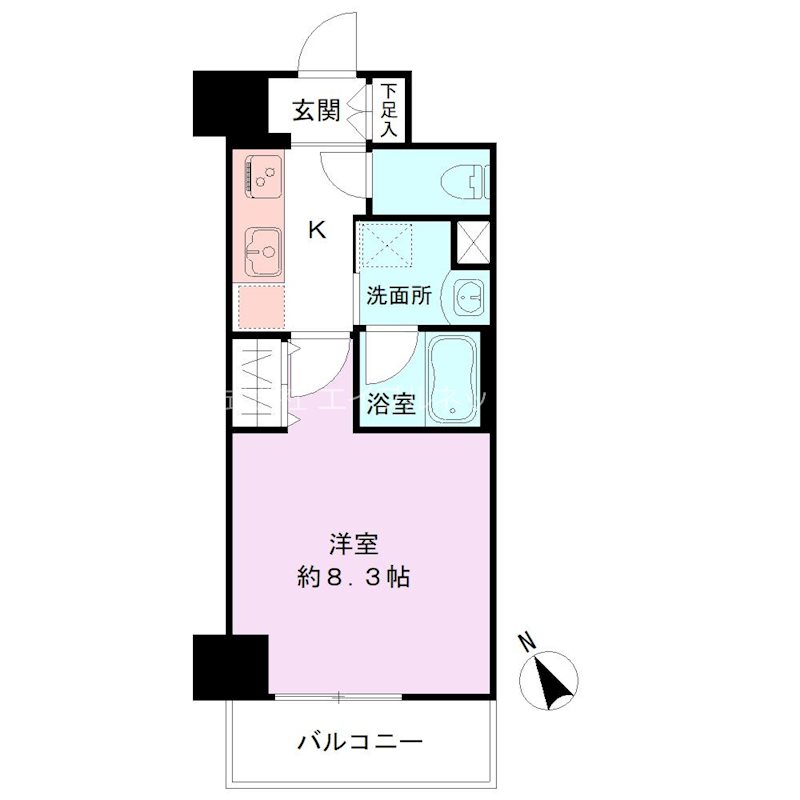 BUENA新潟萬代橋 間取り