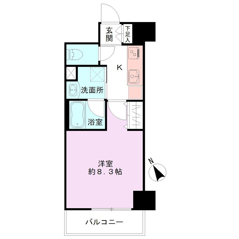 BUENA新潟萬代橋 間取り