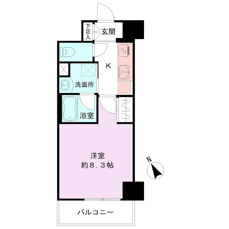 BUENA新潟萬代橋 間取り
