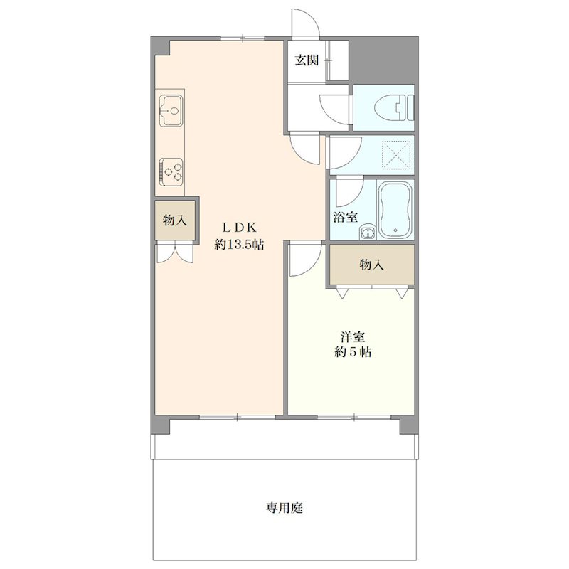 ホポロ東万代 間取り