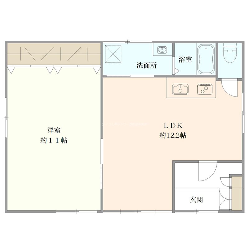 小新A貸家 間取り