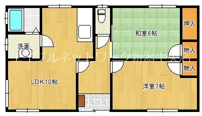 坂井東貸家08号棟 間取り