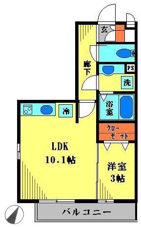 キアヌガーデン 間取り図