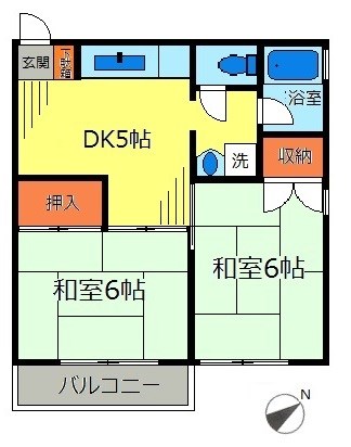 テラスチャオ 204号室 間取り