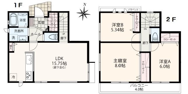 エリッシュ万福寺 B号室 間取り