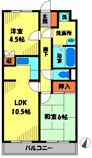 綴マンション 間取り図