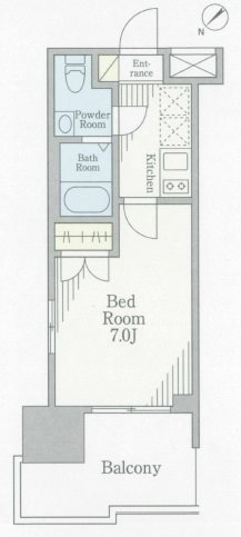 パークキューブ北松戸 間取り図