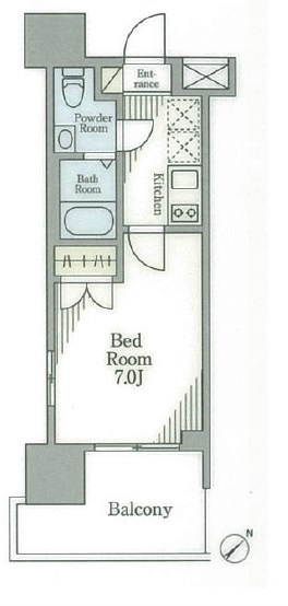 パークキューブ北松戸 間取り図
