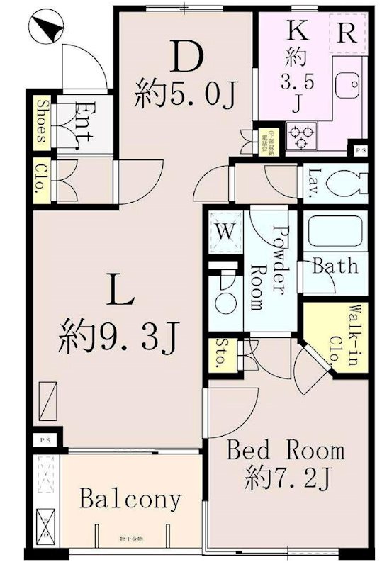 パティオス3番街 216号室 間取り