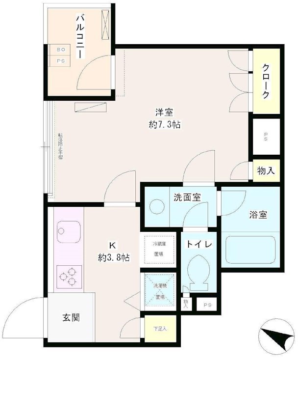 パティオス11番街 215号室 間取り