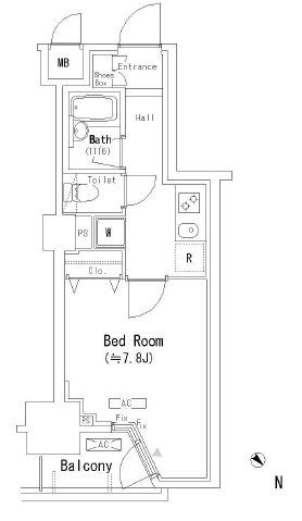 パークアクシス千葉 間取り図