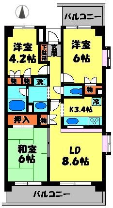 ブライトヒル 間取り図