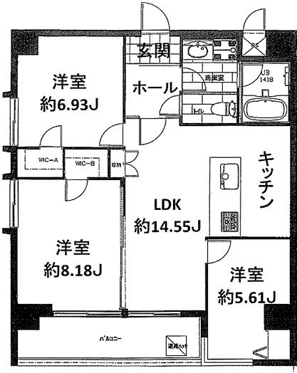 KDX中野坂上ビル 1102号室 間取り