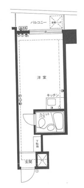 セブンスターマンション第8五反田 間取り図