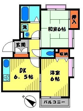 パストラーナ美好 間取り図