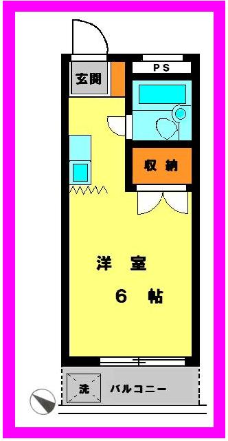 ストークハイツ 207号室 間取り