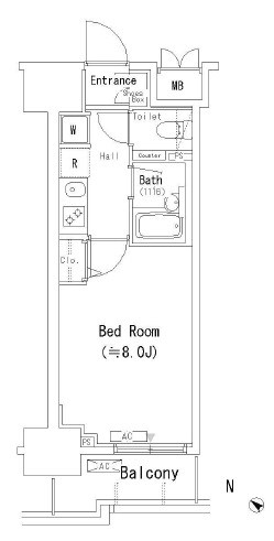 パークアクシス千葉 間取り図