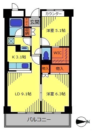 マロンボナール 間取り図