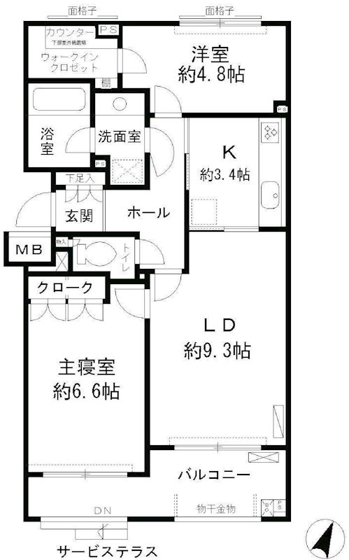 パティオス11番街 218号室 間取り