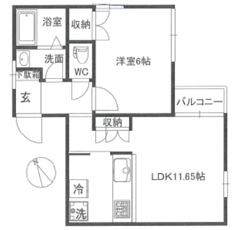 テラスチャオ 間取り図