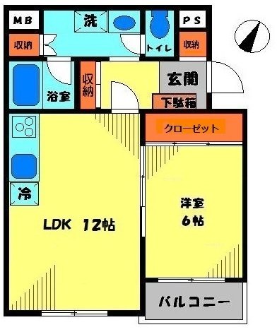 レジョン・マツモト 間取り図