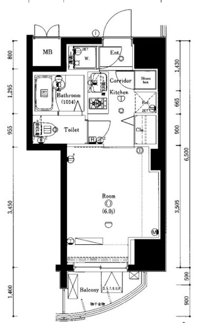 リクレイシア三田 間取り