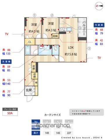 アンビシア（仙波町） 間取り
